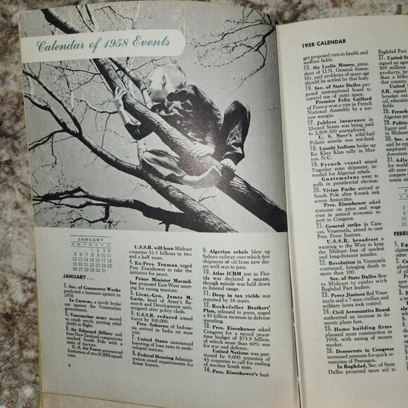 World Topics Year Book 1959 Hardcover written for 1958 - Picture 2 of 3